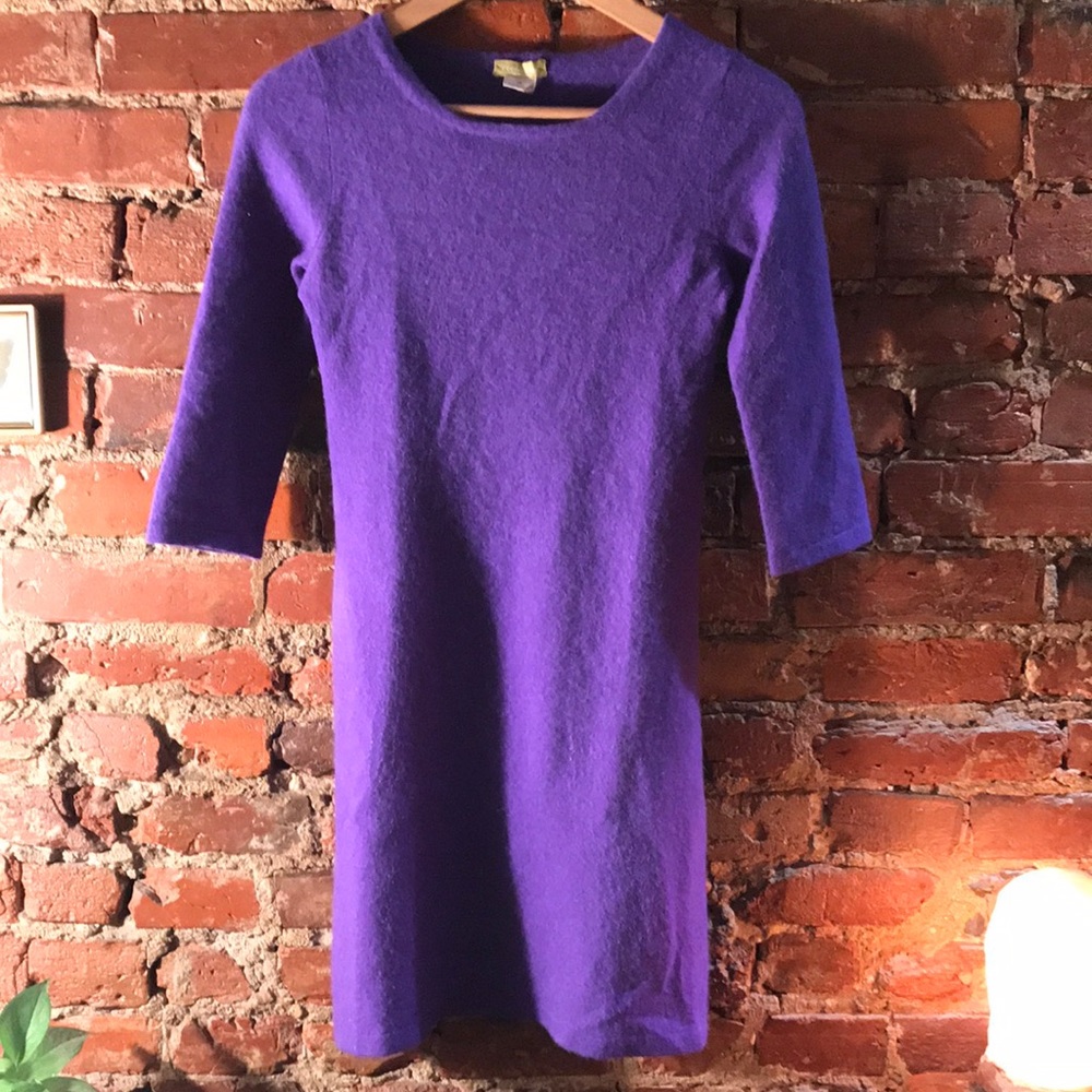 J. Crew 100% Cashmere Sweater Dress, sz XS